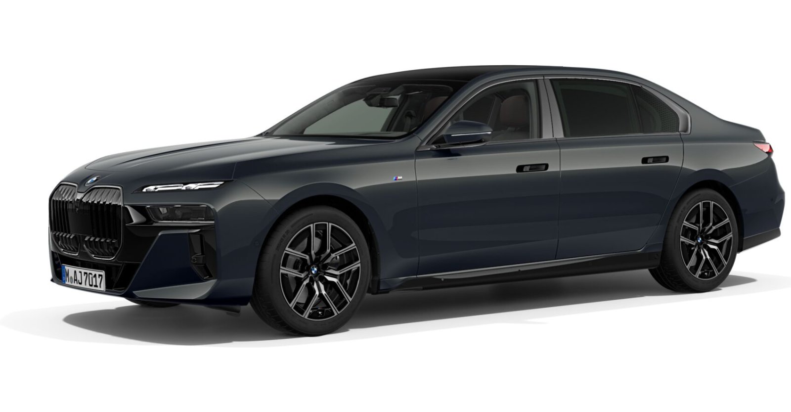BMW BMW 7er in Grau von vorne