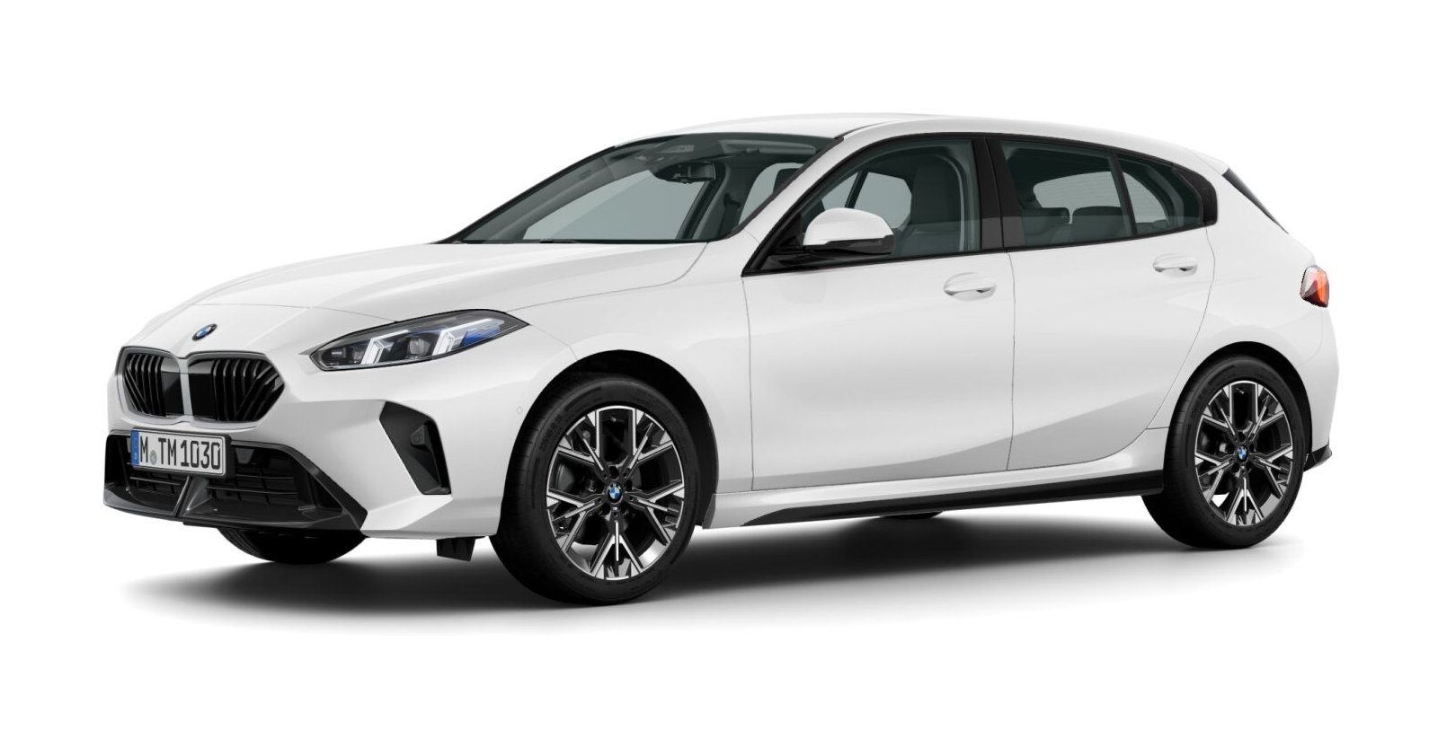 BMW BMW 1er in Weiß von vorne