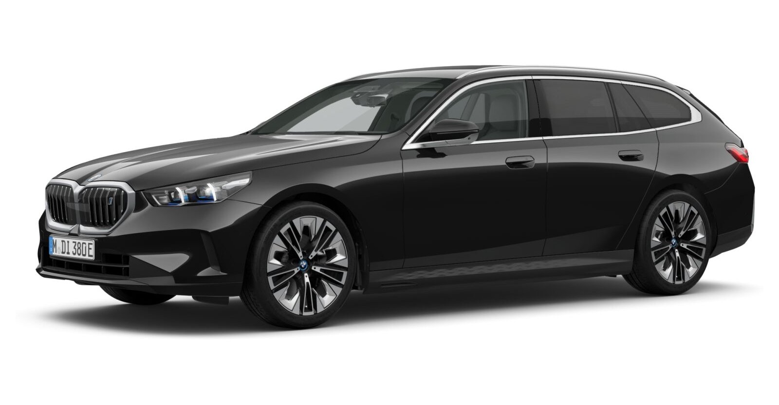 BMW BMW I in Schwarz von vorne BMW BMW I in Schwarz von vorne