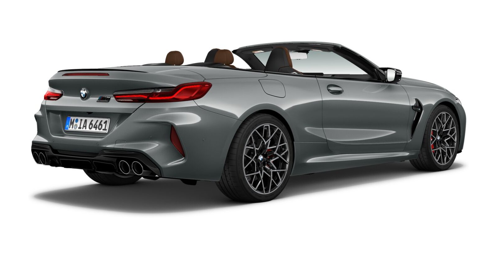 BMW BMW M in Grau von hinten BMW BMW M in Grau von hinten