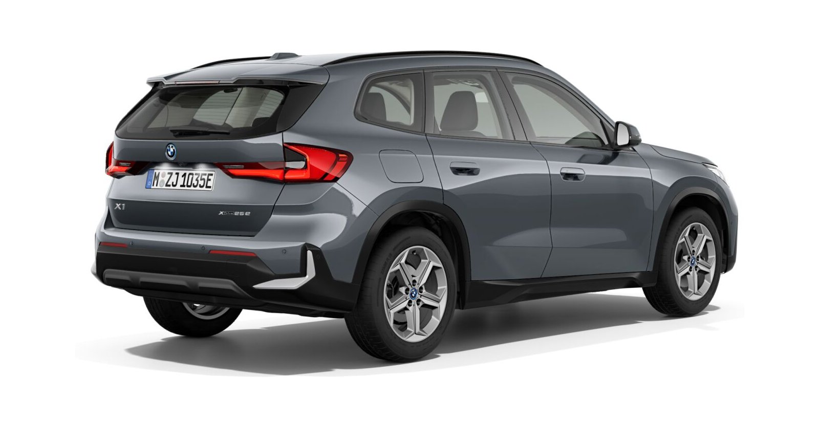 BMW BMW X in Grau von hinten