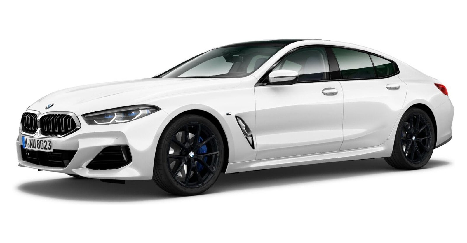 BMW BMW 8er in Weiß von vorne BMW BMW 8er in Weiß von vorne
