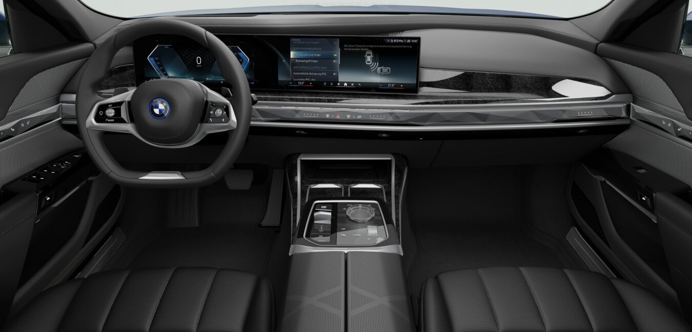 BMW BMW 7er im Innenraum von vorne BMW BMW 7er im Innenraum von vorne