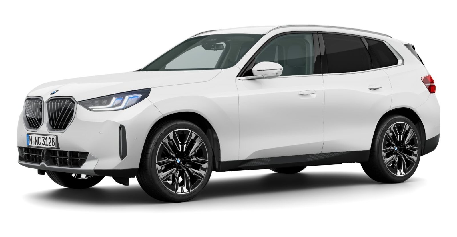 BMW X3 20d xDrive in Weiß von vorne