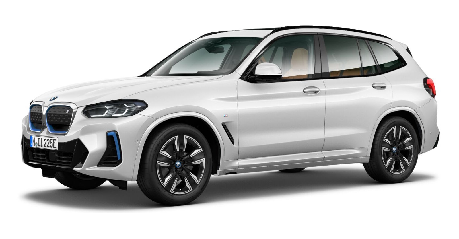 BMW BMW I in Weiß von vorne BMW BMW I in Weiß von vorne