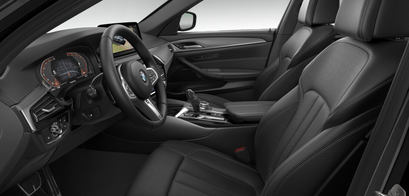 BMW BMW 5er im Innenraum seitlich BMW BMW 5er im Innenraum seitlich