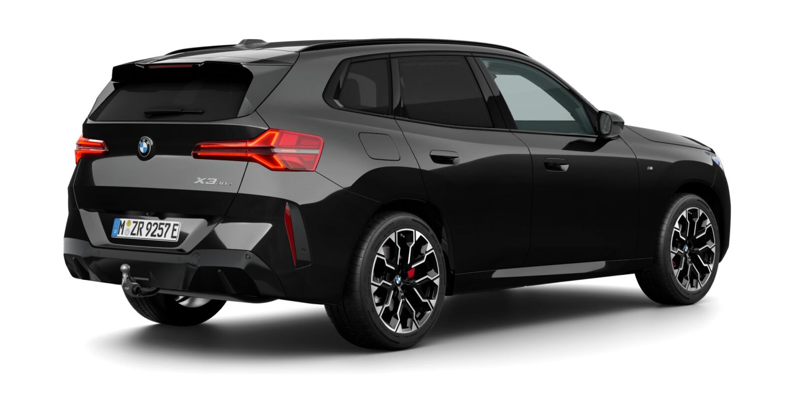 BMW BMW X in Schwarz von hinten BMW BMW X in Schwarz von hinten