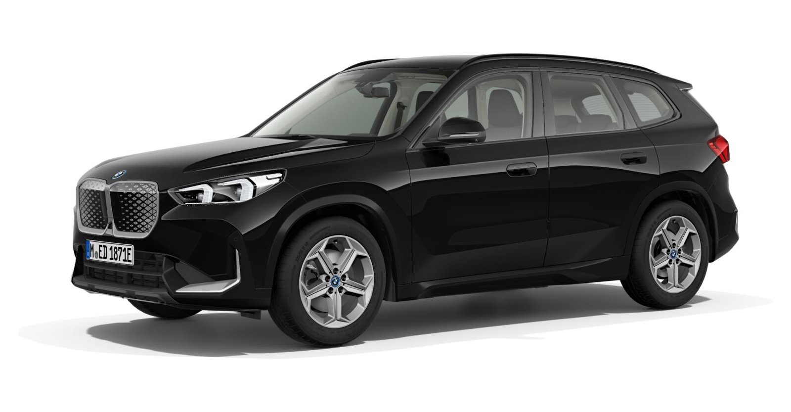 BMW BMW I in Schwarz von vorne BMW BMW I in Schwarz von vorne