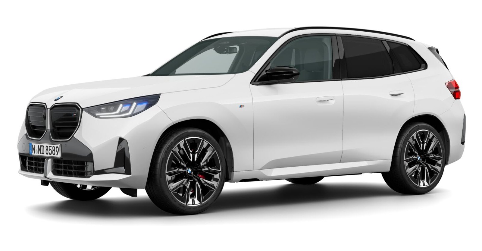 BMW X3 M50 xDrive in Weiß von vorne