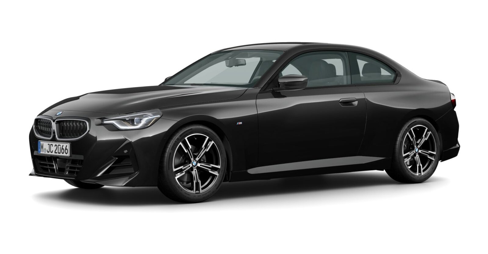 BMW BMW 2er in Schwarz von vorne