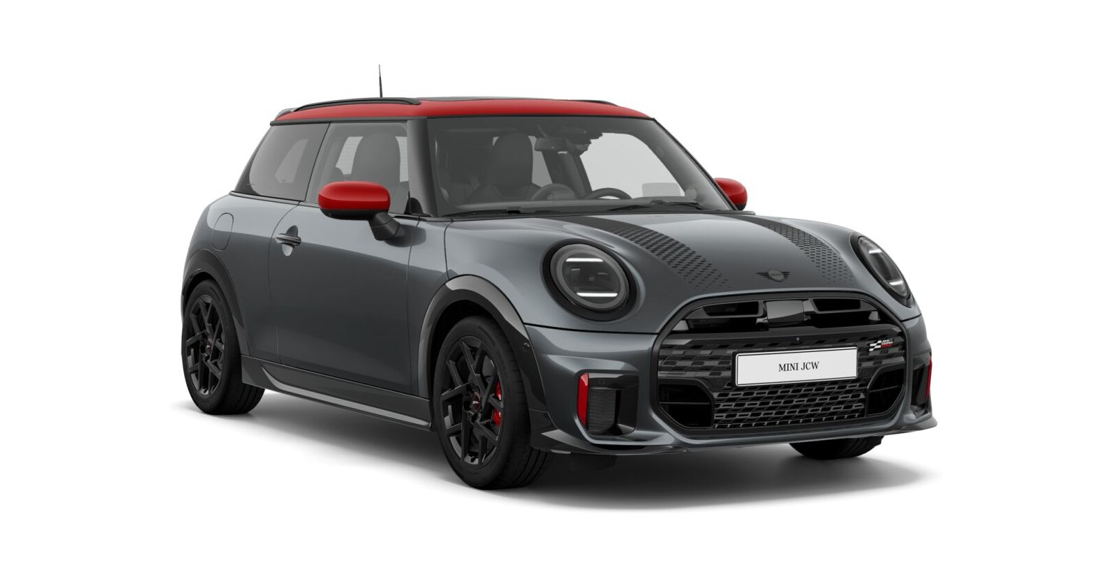 MINI John Cooper Works in Grau von vorne