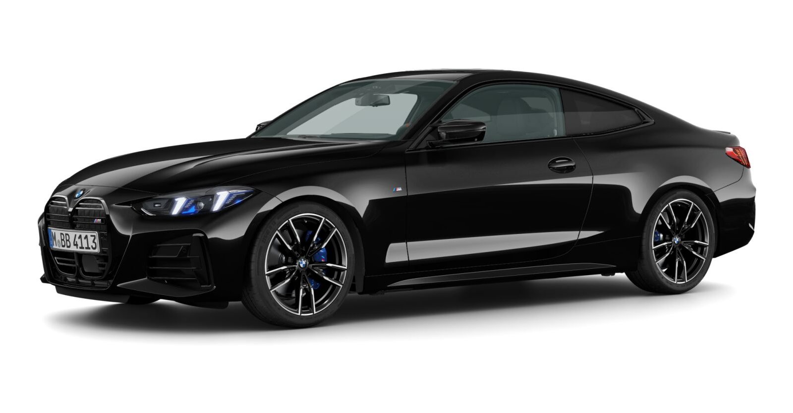 BMW BMW 4er in Schwarz von vorne