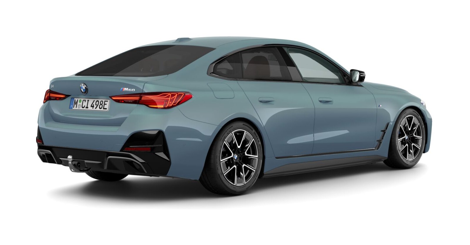 BMW BMW I in Grün von hinten