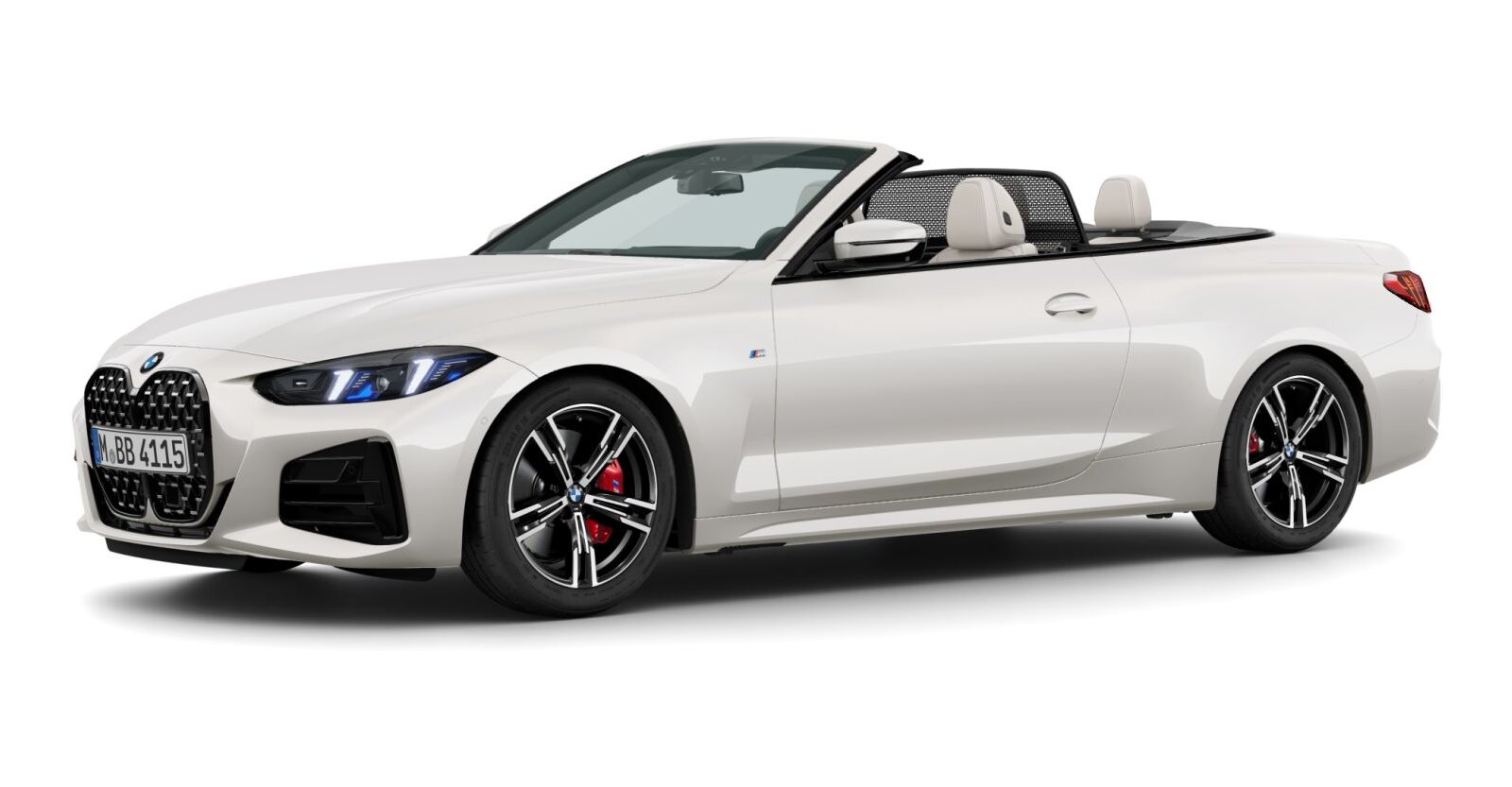 BMW BMW 4er in Weiß von vorne BMW BMW 4er in Weiß von vorne
