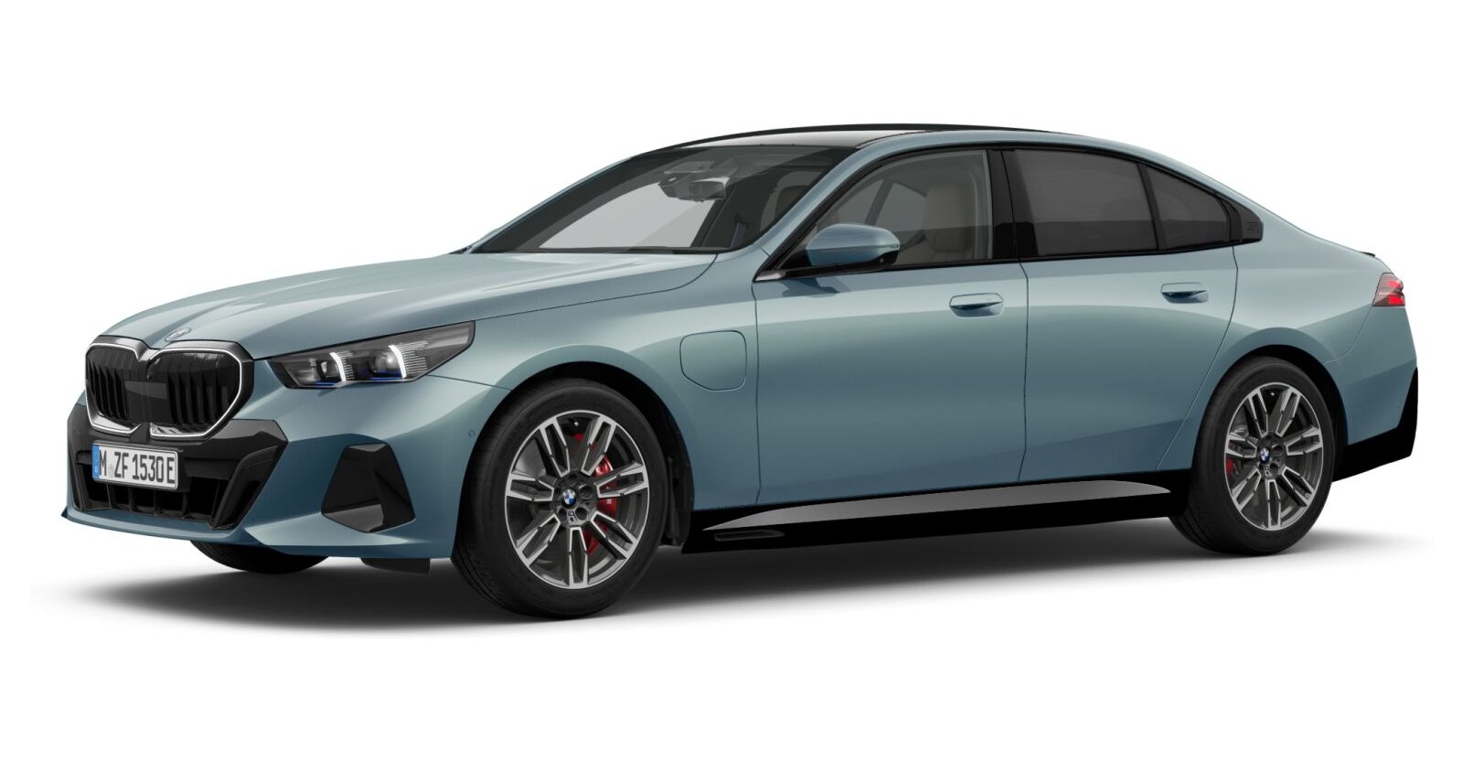 BMW BMW 5er in Grün von vorne