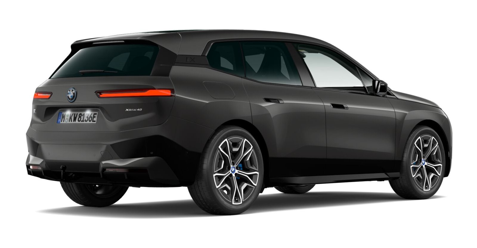 BMW BMW I in Grau von hinten BMW BMW I in Grau von hinten