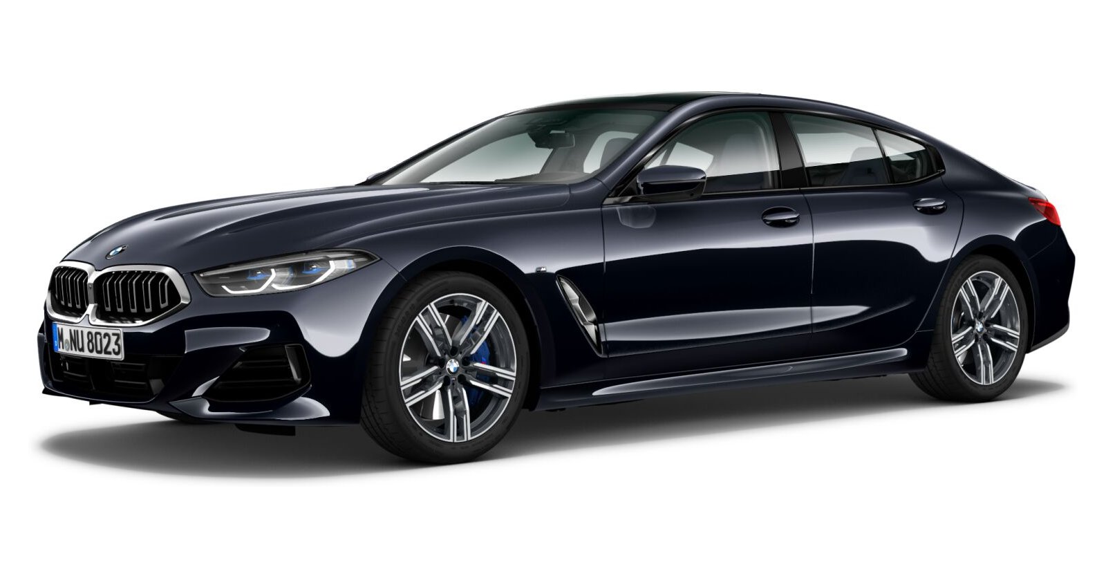BMW BMW 8er in Schwarz von vorne BMW BMW 8er in Schwarz von vorne