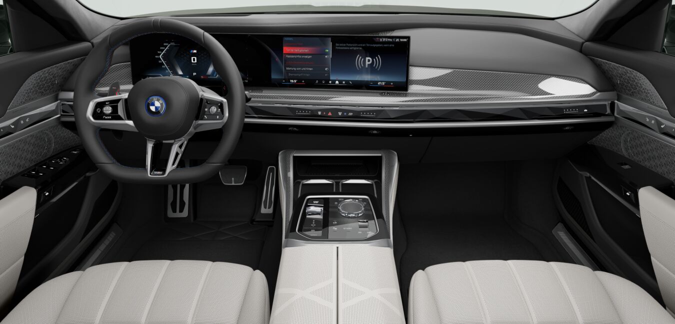 BMW BMW 7er im Innenraum von vorne BMW BMW 7er im Innenraum von vorne