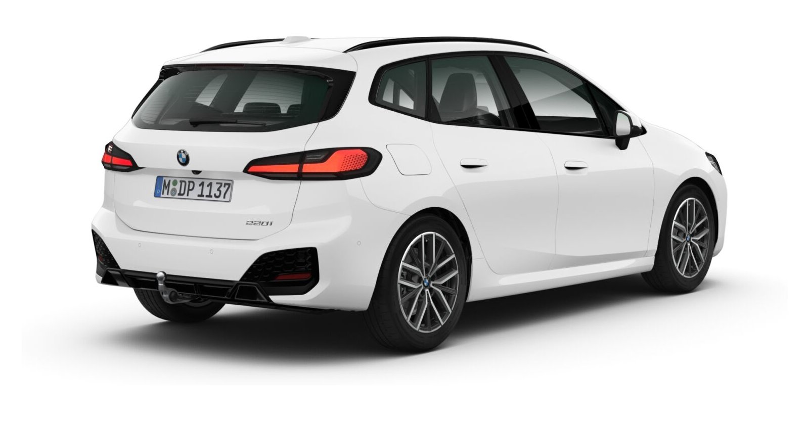 BMW BMW 2er in Weiß von hinten