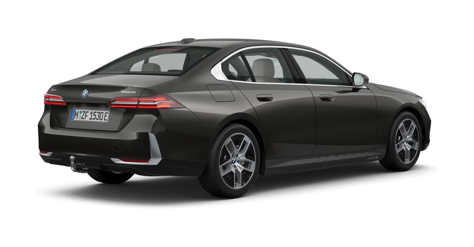 BMW BMW 5er in Grau von hinten