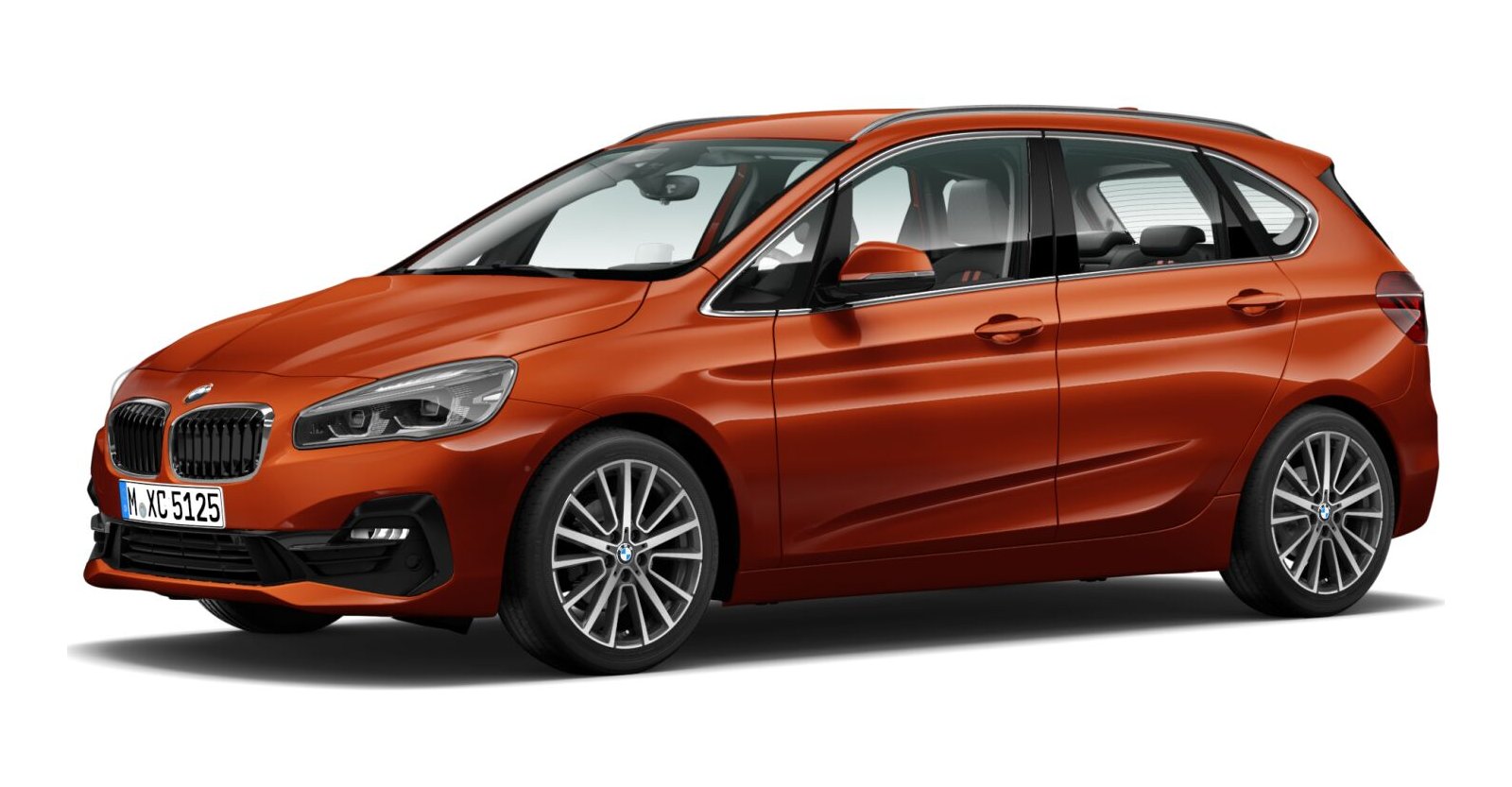 BMW BMW 2er in Orange von vorne