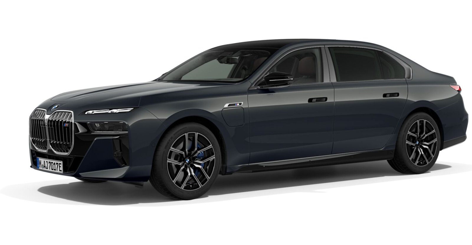 BMW BMW 7er in Grau von vorne