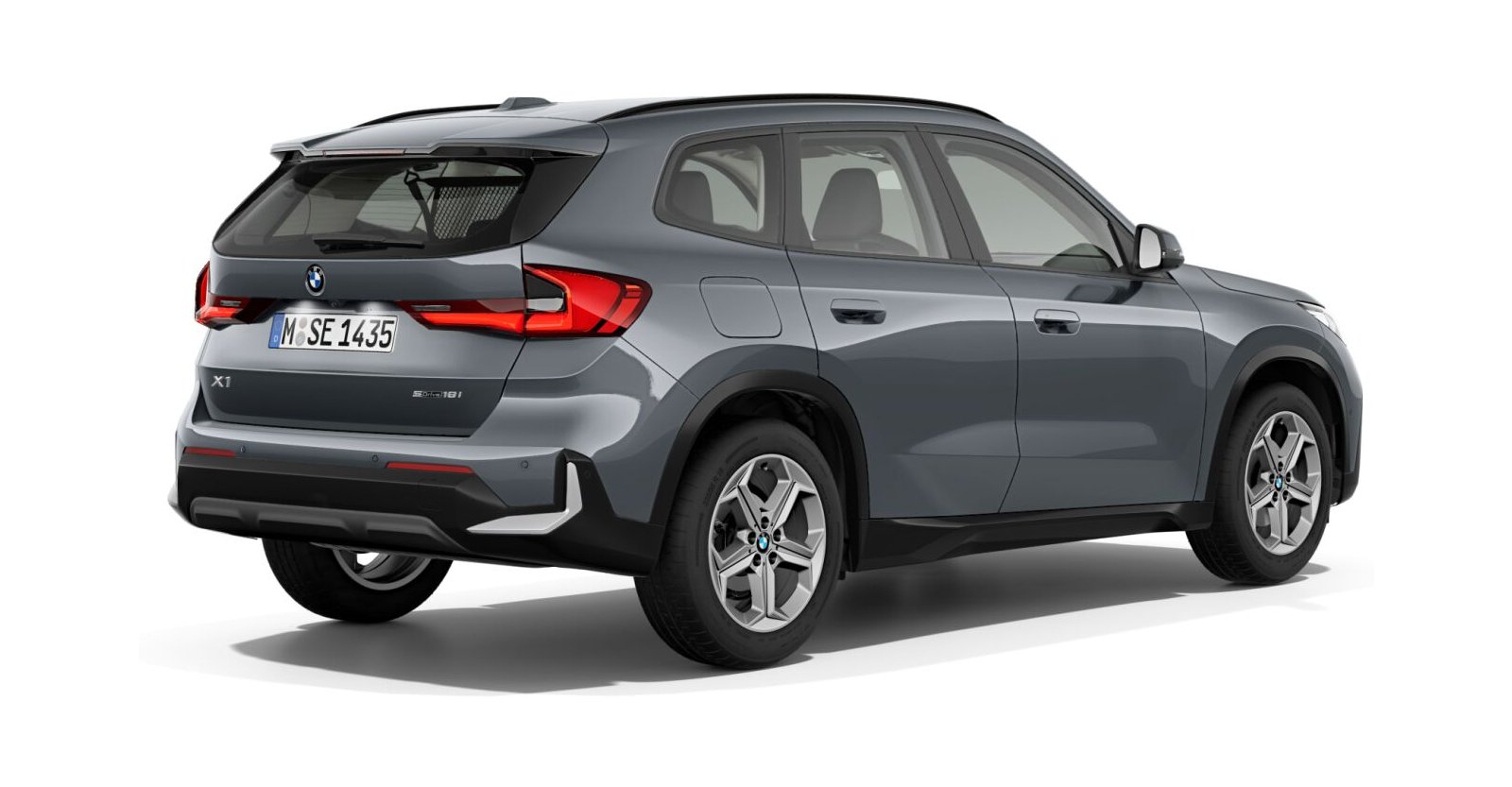 BMW BMW X in Grau von hinten
