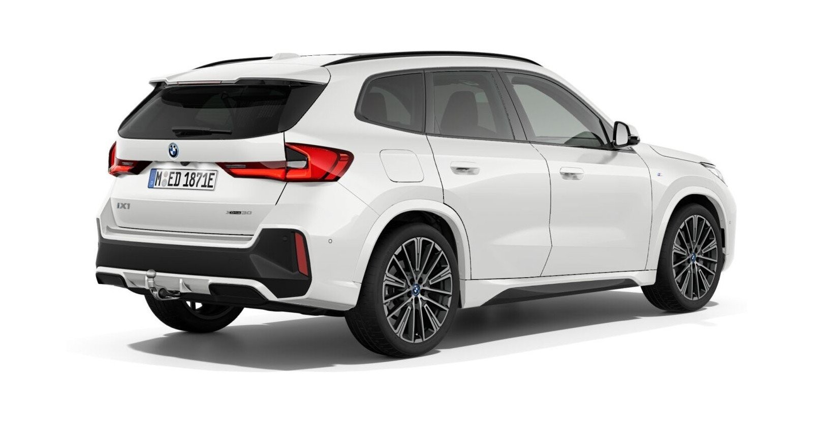 BMW BMW I in Weiß von hinten