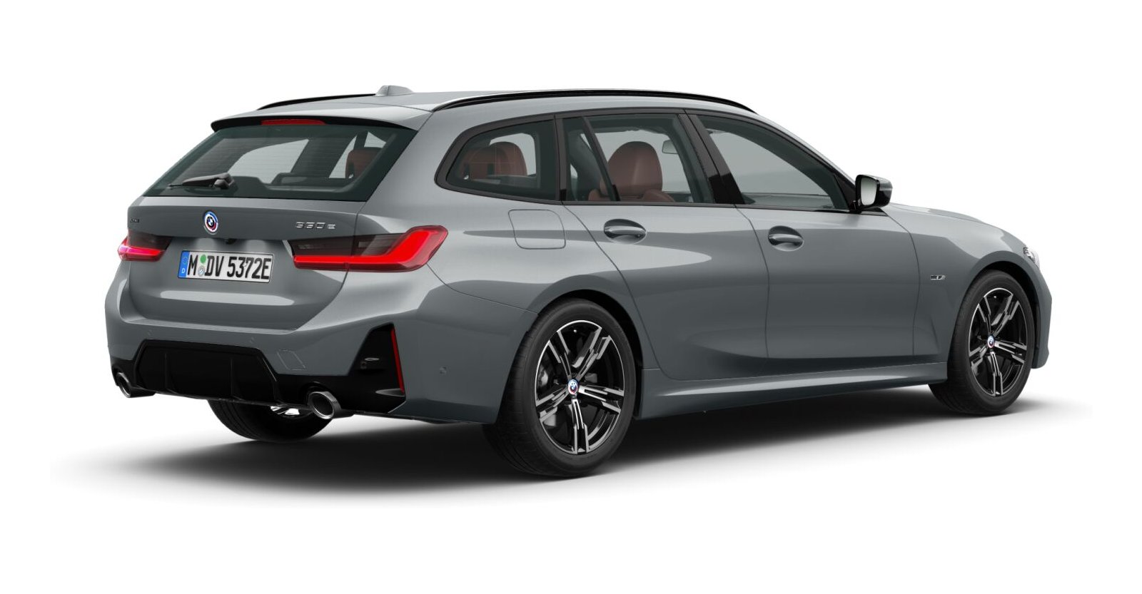 BMW BMW 3er in Grau von hinten BMW BMW 3er in Grau von hinten