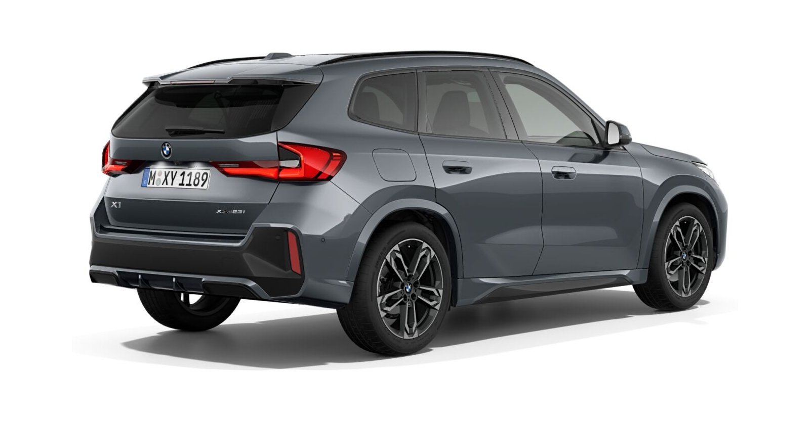 BMW BMW X in Grau von hinten BMW BMW X in Grau von hinten