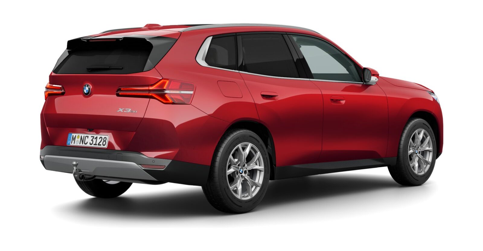BMW BMW X in Rot von hinten BMW BMW X in Rot von hinten