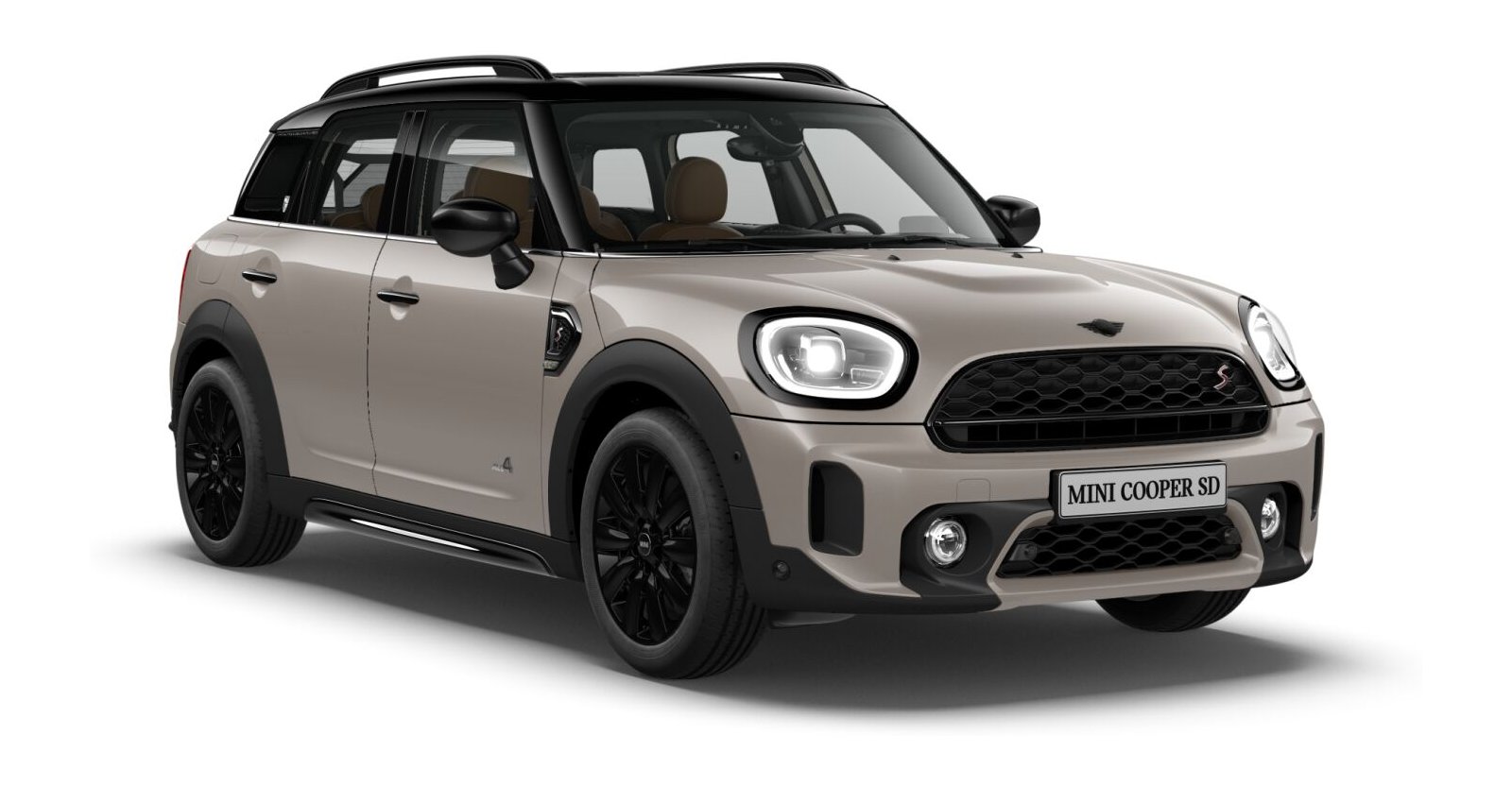 MINI Cooper SD Countryman ALL4 in Grau von vorne MINI Cooper SD Countryman ALL4 in Grau von vorne