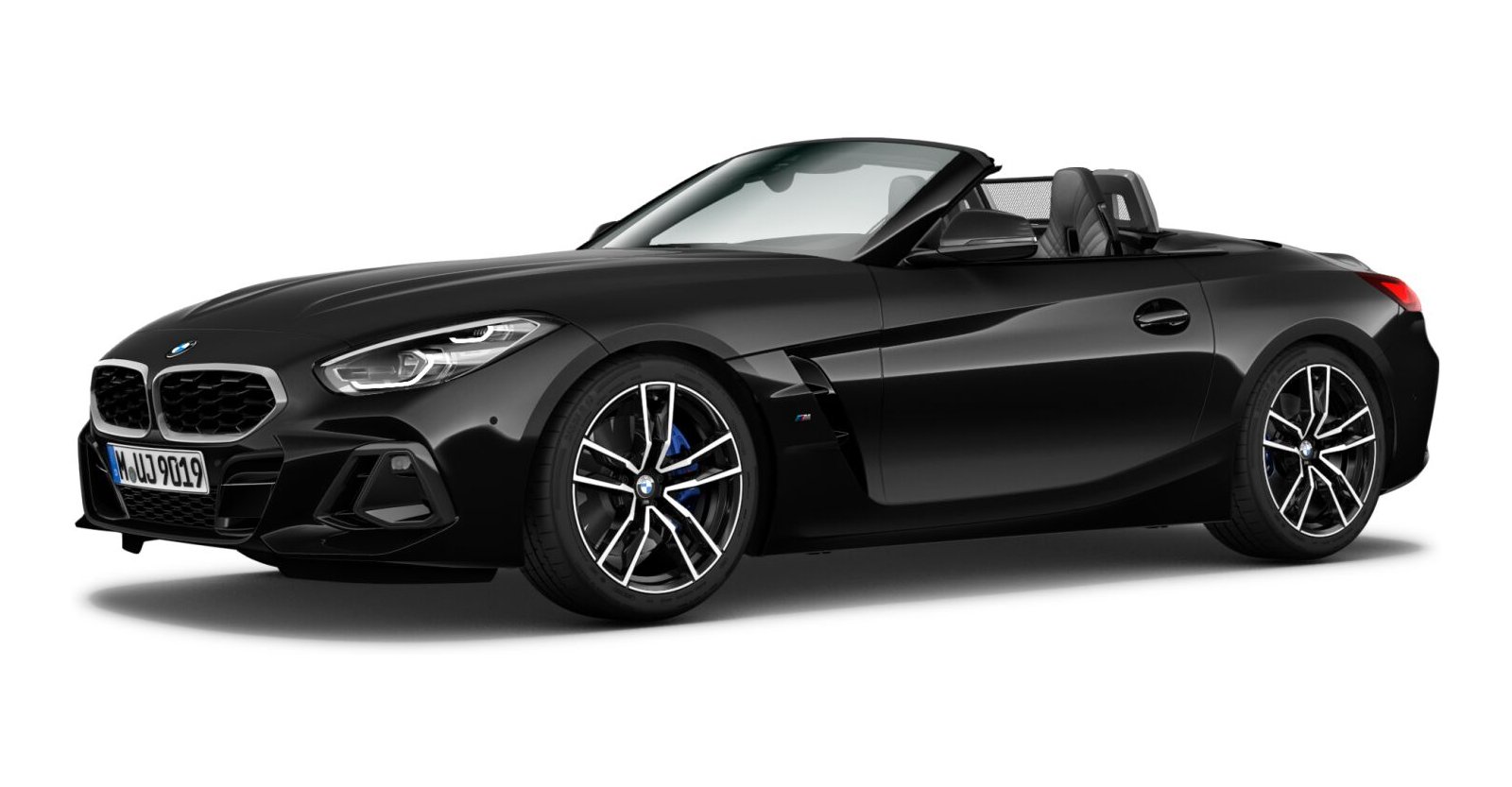 BMW Z4 sDrive30i in Schwarz von vorne