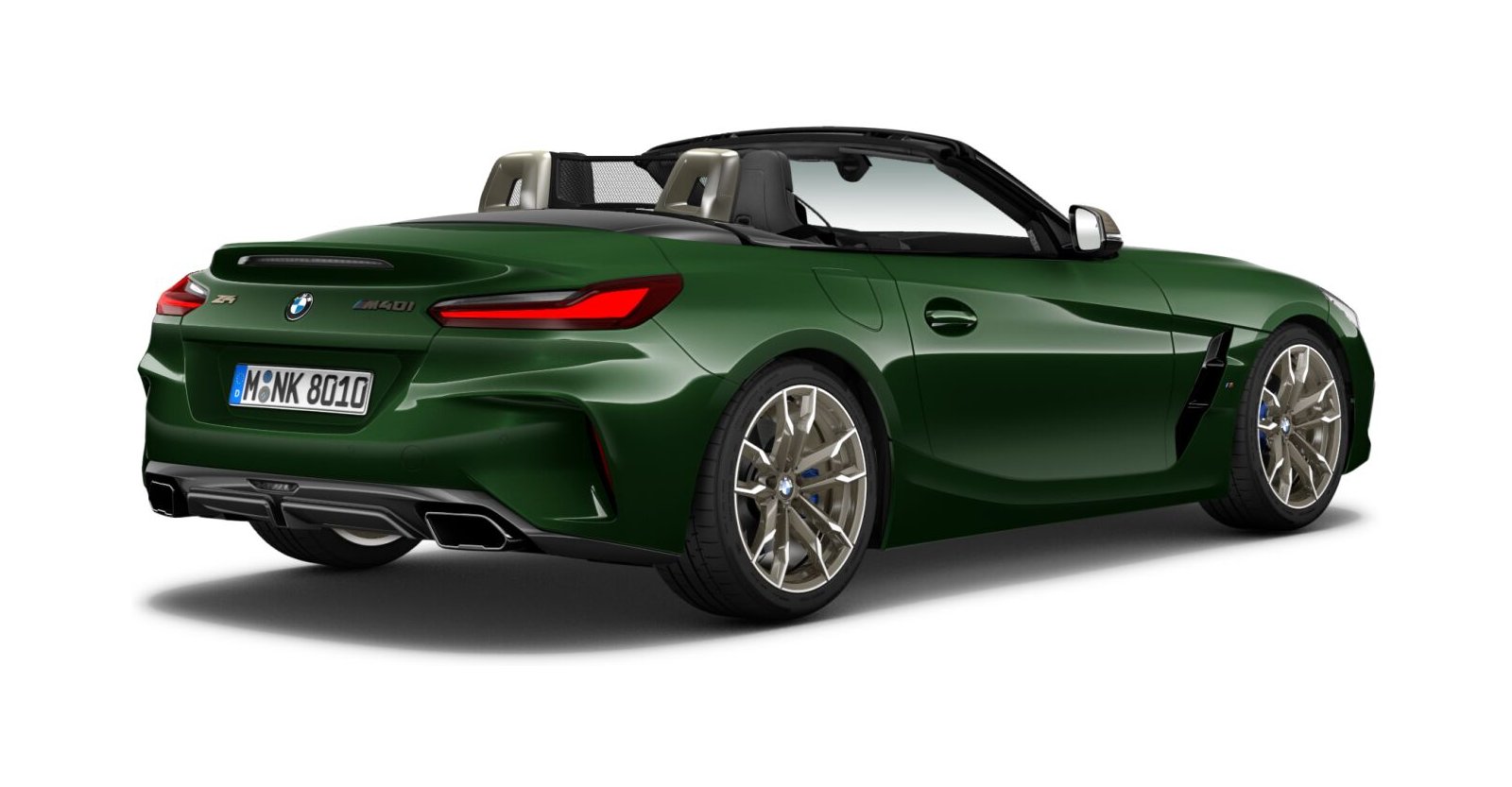 BMW BMW Z in Grün von hinten BMW BMW Z in Grün von hinten