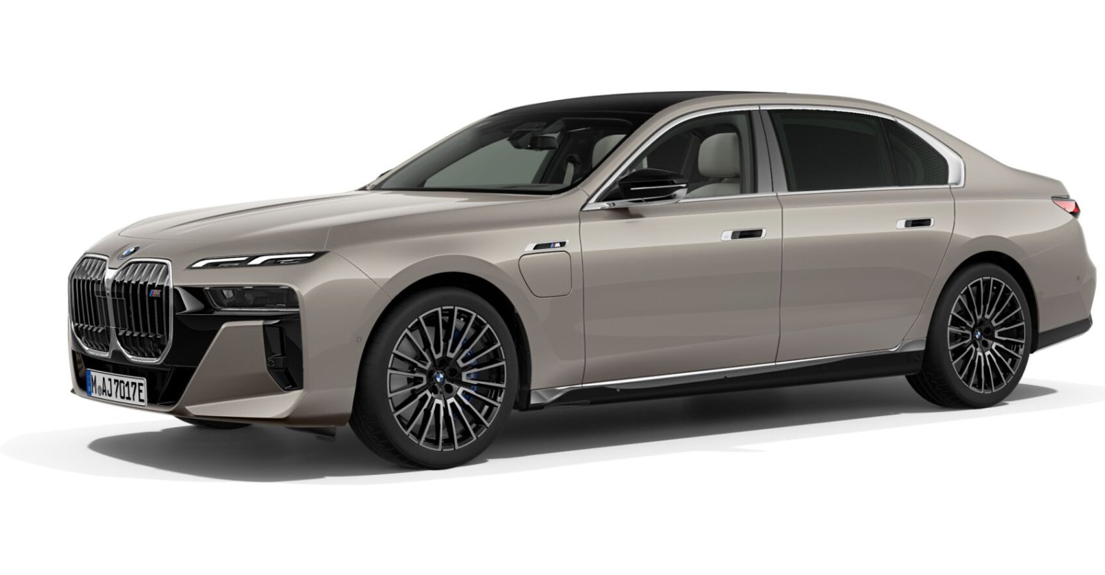 BMW BMW 7er in Grau von vorne
