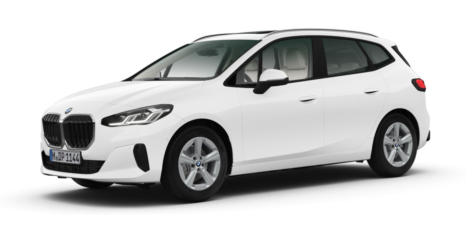 BMW BMW 2er in Weiß von vorne BMW BMW 2er in Weiß von vorne