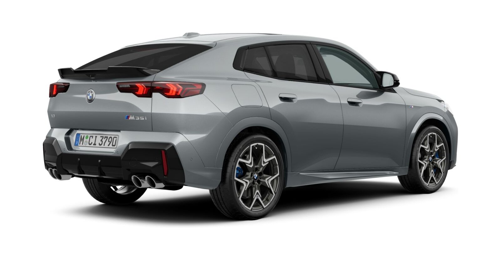 BMW BMW X in Grau von hinten BMW BMW X in Grau von hinten