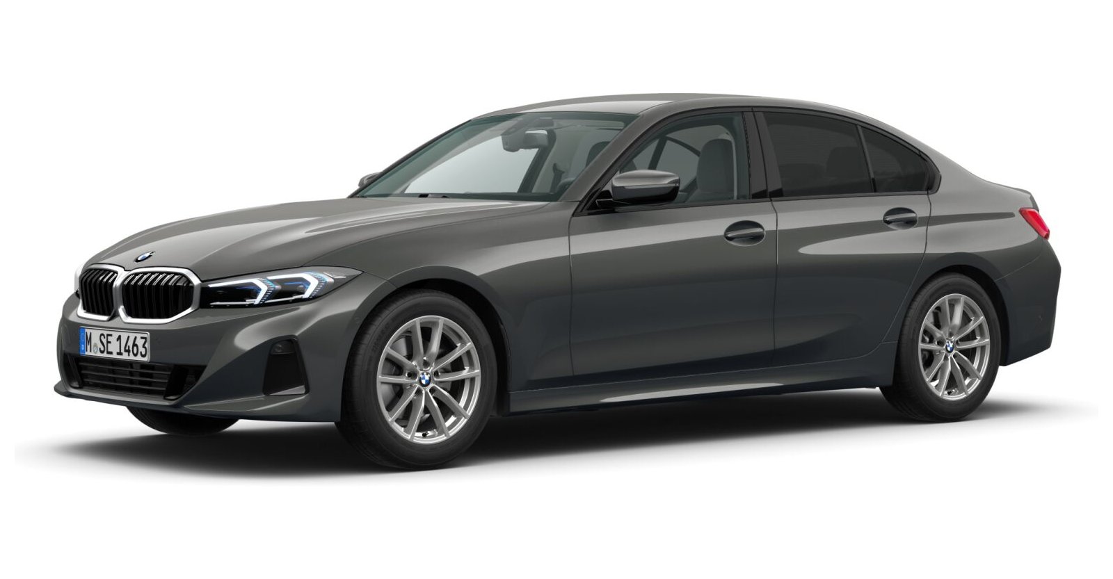 BMW BMW 3er in Grau von vorne
