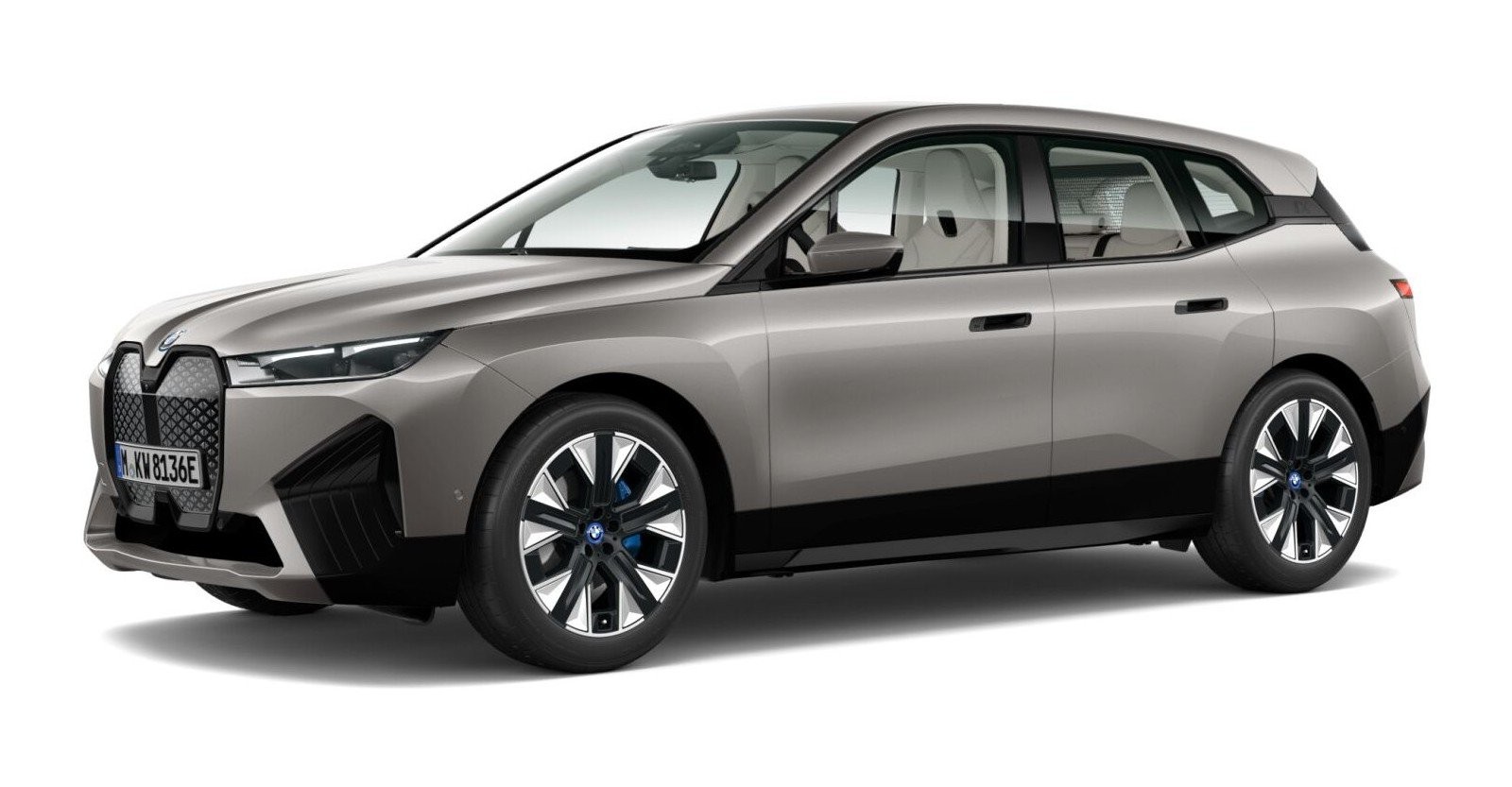 BMW BMW I in Grau von vorne BMW BMW I in Grau von vorne