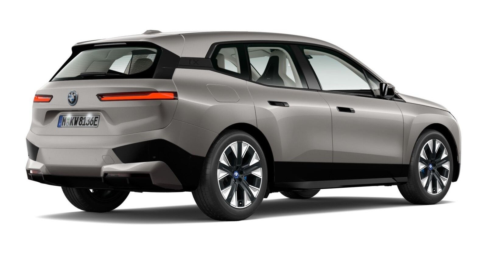 BMW BMW I in Grau von hinten BMW BMW I in Grau von hinten
