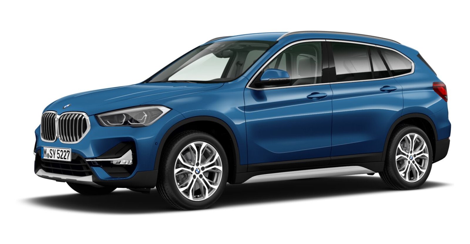 BMW BMW X in Blau von vorne BMW BMW X in Blau von vorne