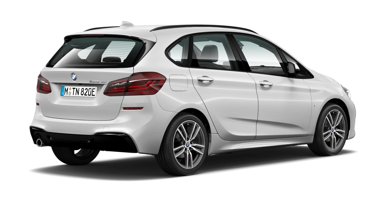 BMW BMW 2er in Weiß von hinten BMW BMW 2er in Weiß von hinten