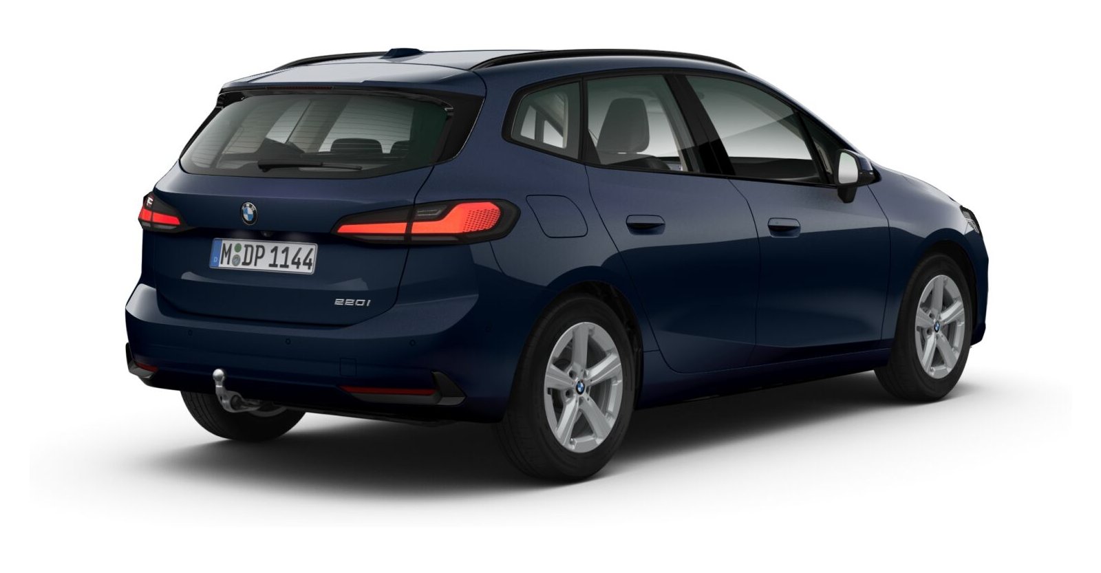BMW BMW 2er in Blau von hinten