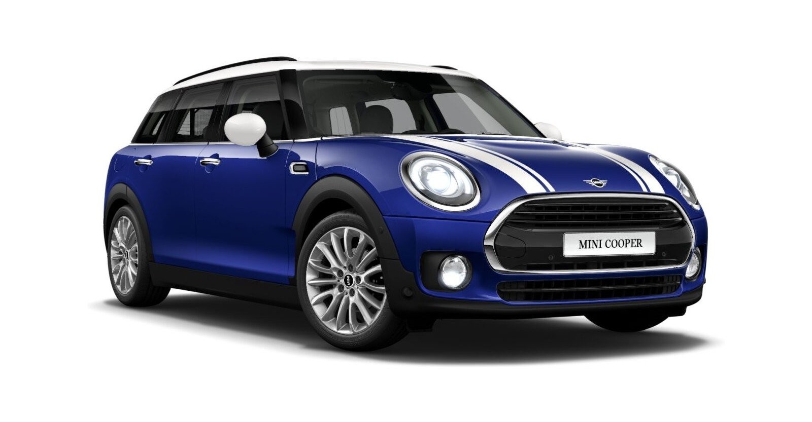 MINI MINI Clubman in Blau von vorne