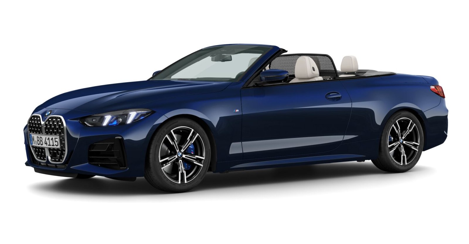 BMW BMW 4er in Blau von vorne