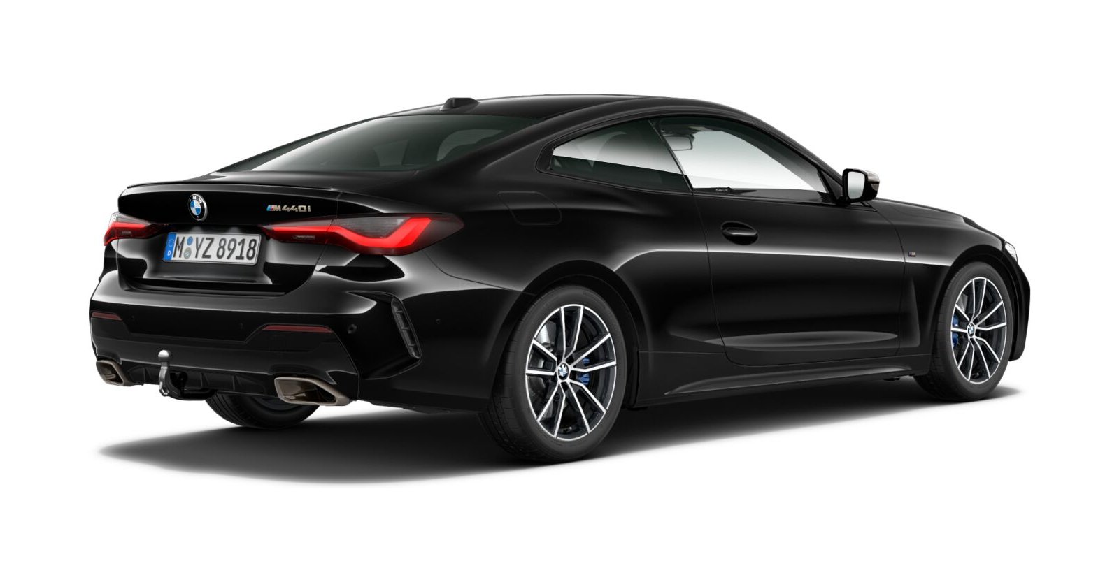 BMW BMW 4er in Schwarz von hinten BMW BMW 4er in Schwarz von hinten