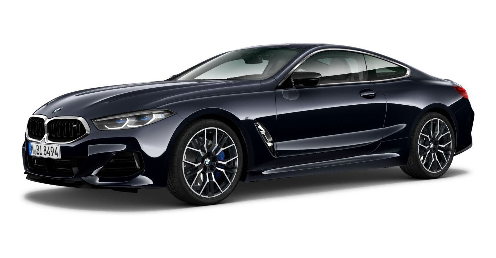 BMW BMW 8er in Schwarz von vorne BMW BMW 8er in Schwarz von vorne