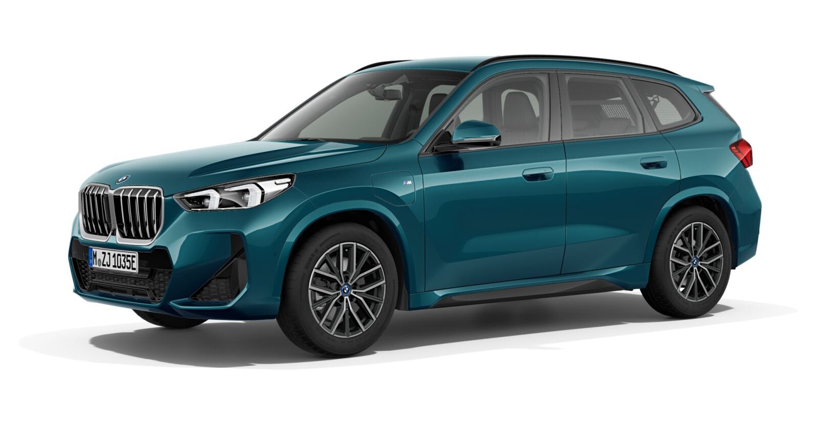 BMW X1 xDrive30e in Blau von vorne BMW X1 xDrive30e in Blau von vorne