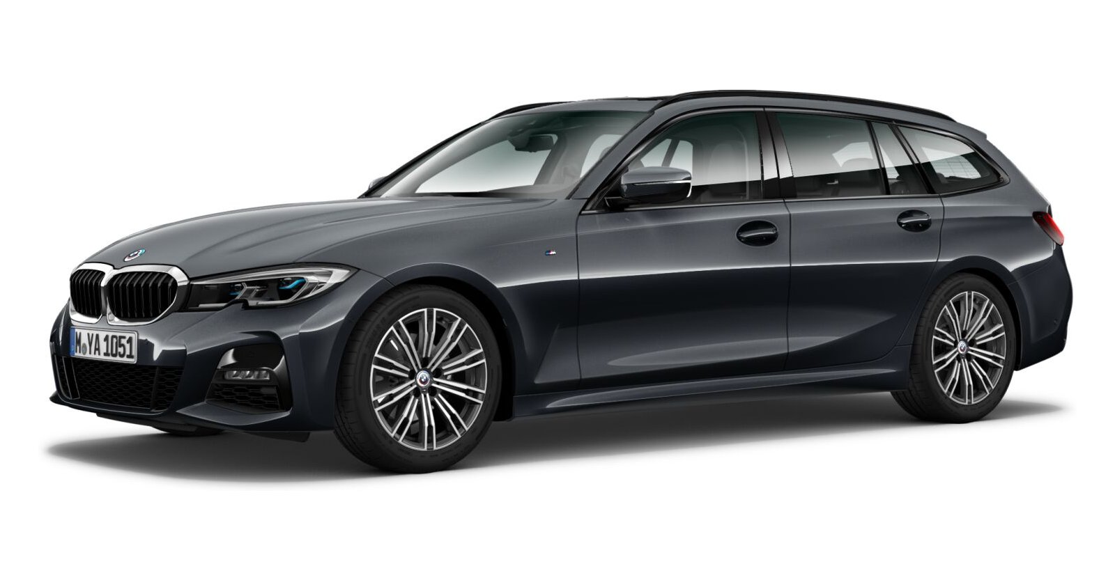BMW BMW 3er in Grau von vorne BMW BMW 3er in Grau von vorne