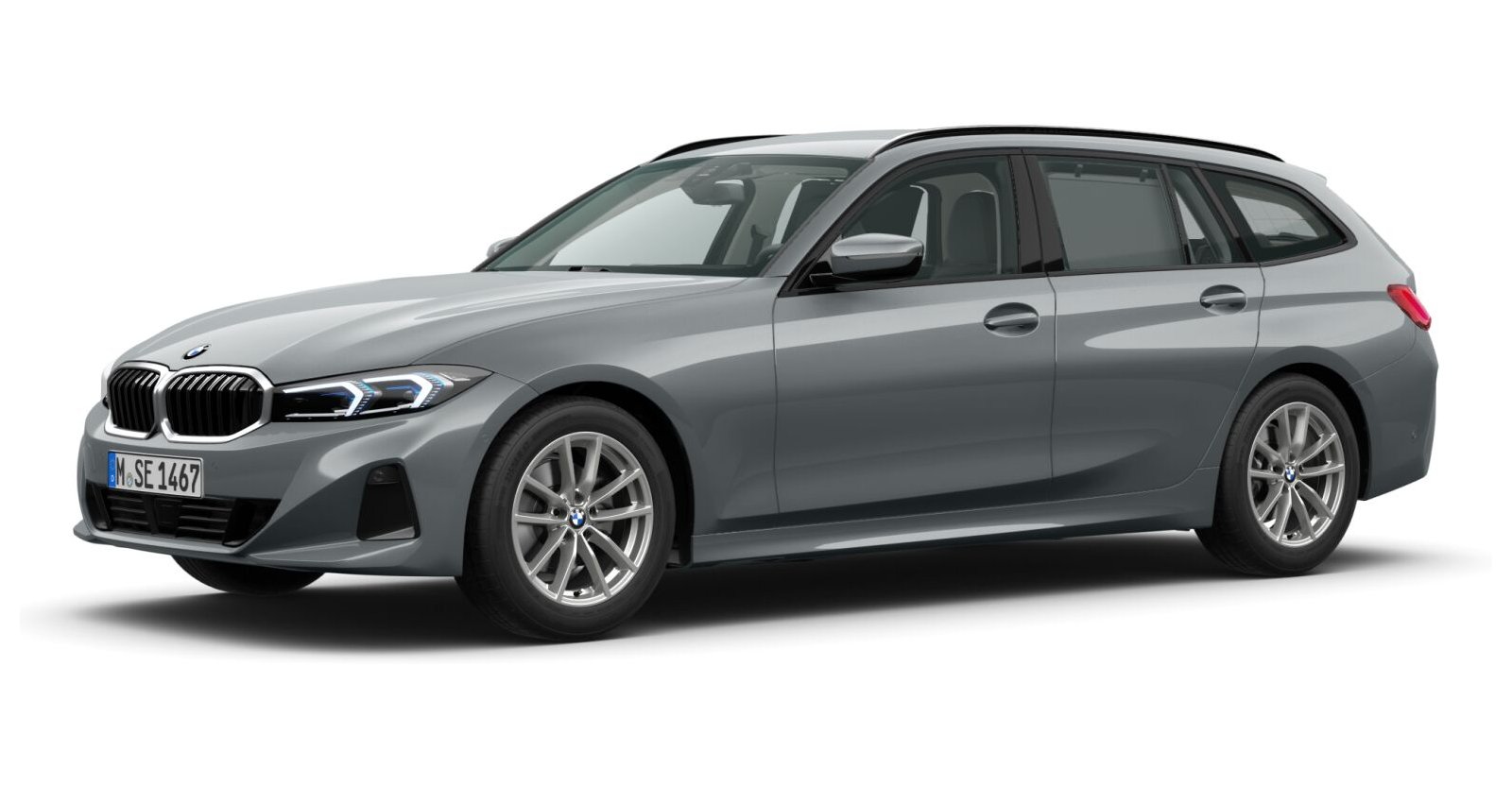 BMW BMW 3er in Grau von vorne